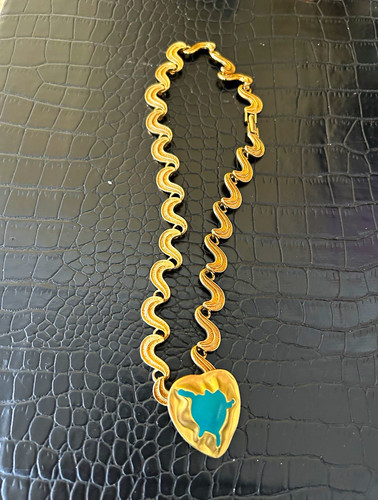 Halskette goldfarben mit