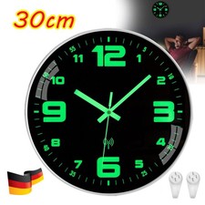 Leuchtend wanduhr funk - leuchtend,