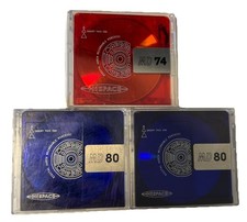 3x HiSPACE MD 74/80 Recordable Minidisc Mini Disc  74/80 Min., Disk, Audio
