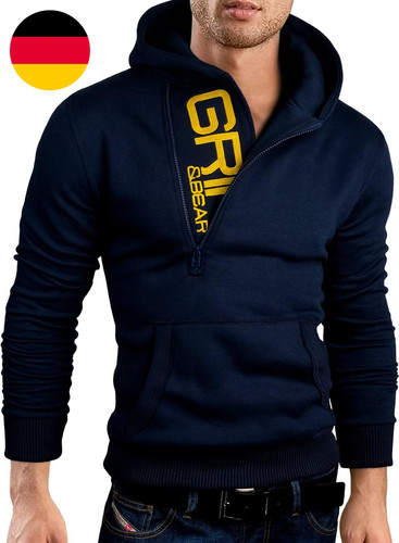 Grin bear slim fit - grin&bear, halfzip
