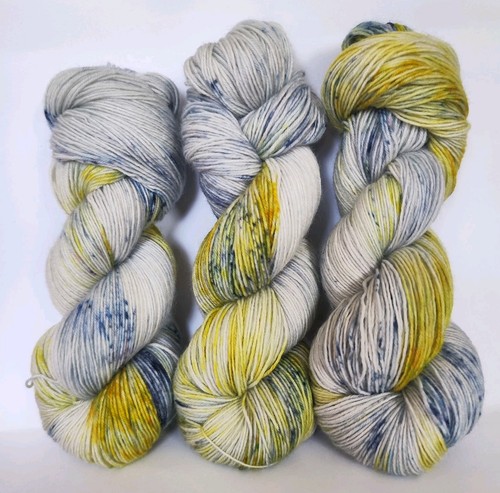 Handgefärbte sockenwolle 100g - sockenwolle,