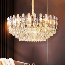 Kristall Deckenleuchte K9 Glas Deckenlampe Kronleuchter Pendelleuchte Wohnzimmer