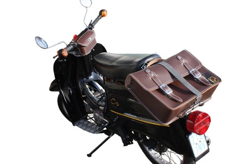 Leder hecktasche für simson - leder,
