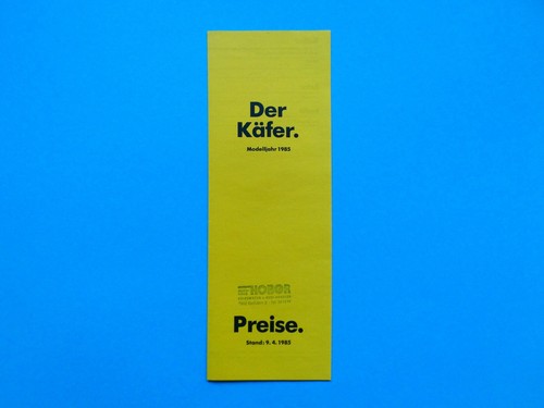 Prospekt preisliste vw - -,