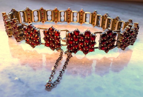 Armband granat fein - armband,