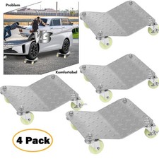 4x Rangierheber PKW Rangierroller Rangierhilfe Transportwagen 680KG Reifenwagen