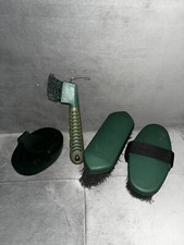 4 teiliges (Kinder) Putzzeug für Pferde (gebraucht & gereinigt) - grün