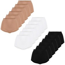 6 Damen Maxislips 24/7 Cotton von SLOGGI höher geschnitten Elastikbund