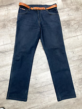 Herrenjeans ohne Gürtel, Wrangler, blau, gebraucht