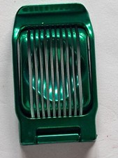 Westmark Eierteiler Duplex Eierschneider, Küchenhelfer, Aluminium, grün