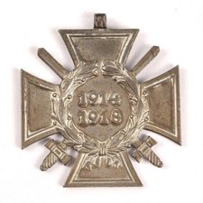 Ehrenkreuz für Frontkämpfer, Bandring fehlt, Hersteller 39 RV Pforzheim