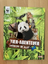 WWF und Rewe Sammelalbum Tier-Abenteuer Buch mit Sammelsticker vollständig
