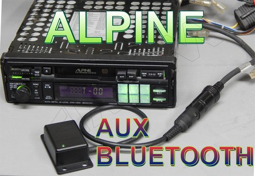 Oldtimer autoradio alpine aux - autoradio,