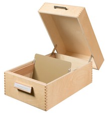 Holz-Karteikasten naturholz