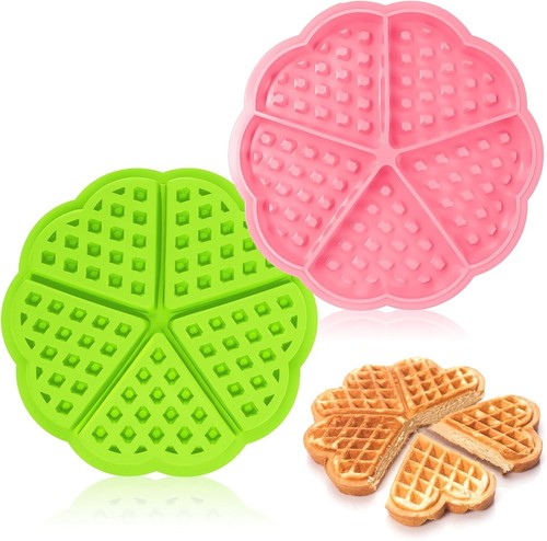 2er set silikon waffelformen - 2er,