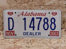 NUMMERNSCHILD USA ALABAMA