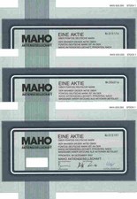 5 x MAHO AG 1992 Pfronten