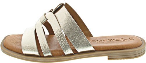 Tamaris damen pantolette gold - damen,