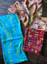 Stoffpaket, Kinderstoff Baumwolle, Blusenstoff Viskose 