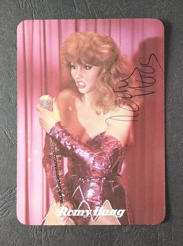 19760 romy haag - romy, autogrammkarte