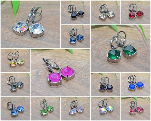 Edelstahl strass ohrringe - strass,