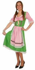 Oktoberfest Dirndl Kostüm grün Trachtenkleid Damen Bayern Dirndl Damenkostüm KK