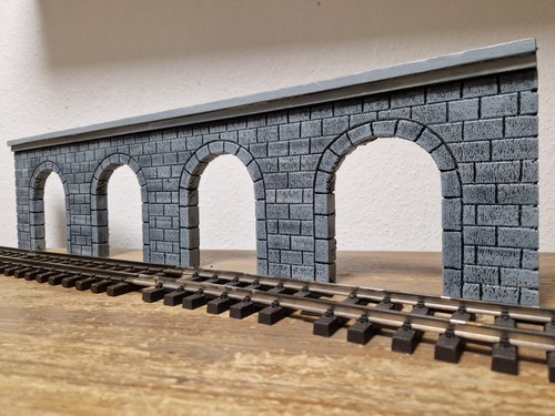 Gartenbahn arkadenmauer spur - gartenbahn,