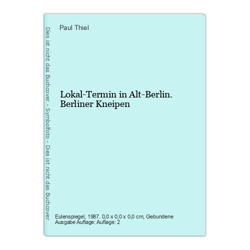 Lokal termin alt berlin - in, alt-berlin