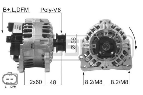 Era lichtmaschine generator - lichtmaschine,