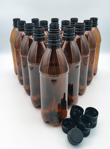 Bernstein kunststoff 500ml pet - bernstein,