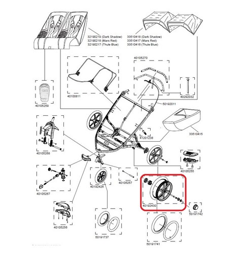 Thule wheel assembly für - wheel,
