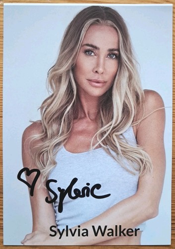 Sylvia walker orig - walker, autogramm