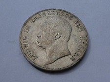 Hessen - Darmstadt , 1 Taler 1863 , Ludwig III. , Silber