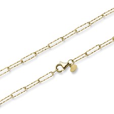 Goldkette Paper Clip Halskette