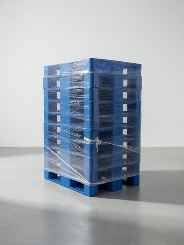 Gebrauchte kunststoffpalette - gebrauchte,