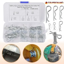 100x Federstecker Edelstahl