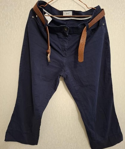 Women brax capri navy - navy, 48