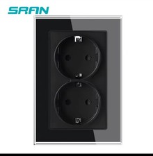 Doppel Steckdose 122×82mm