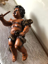 Sehr grosser Holzengel, Putte