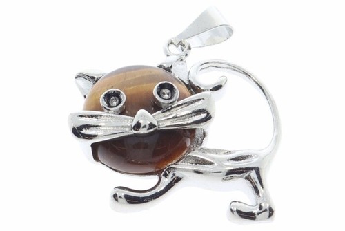 Tigerauge katze schmuck - tigerauge,