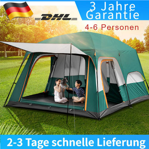 6personen campingzelt - 4-6personen,