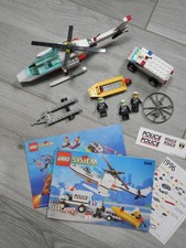 OVP Lego System 6545 City Polizei Search N‘ Rescue - Truck Boot Hubschrauber
