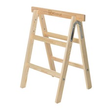 KADAX Klappbare Trittleiter aus Holz, 54 x 53 x 82 cm, 1 Stück