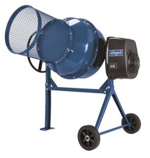 SCHEPPACH Betonmischer SET Mix 125 L Mörtelmischer inkl Siebtrommel Kompostsieb