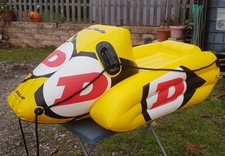 Dunlop Schlitten aufblasbar Snow Tube Schneereifen Rutschreifen Schneerutscher 