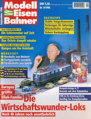 Modelleisenbahner 1996 - 👍modelleisenbahner, 9/1996