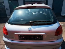 Peugeot 206 orig Heckklappe mit Scheibe Kofferraum 5trg EZR Silber Bj 2005