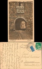 Ansichtskarte Herzberg (Harz) Schloßtor - Portal 1960/1918