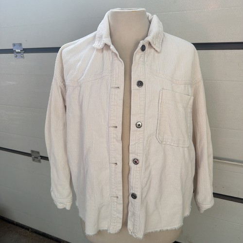 Zara cordjacke cordhemd - cordjacke, creme