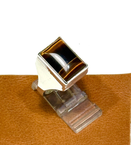 925er silber tigerauge - +,
